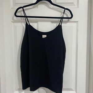 Black Spaghetti-Strap Top